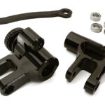 Black Billet Machined Steering Bellcrank for Losi 1/5 Desert Buggy XL-E