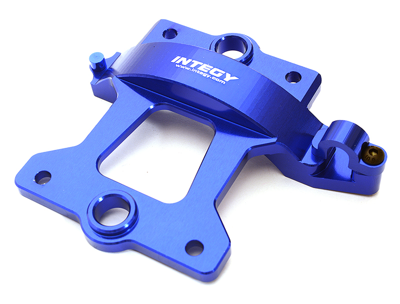 C28858BLUE Machined Center Diff Top Brace Gear Cover for Losi 1/5 Desert Buggy XL-E & 2.0 - Image 1