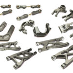 Grey Billet Machined Suspension Upgrade Kit for Arrma 1/10 Granite 4X4 3S BLX