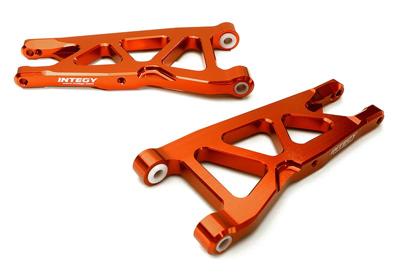 C28862RED Billet Machined Front Suspension Arms for Arrma 1/10 Granite 4X4 3S BLX AR330443 - Image 1