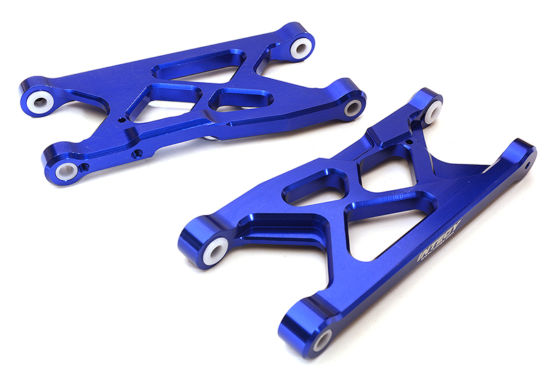 C28863BLUE Billet Machined Rear Suspension Arms for Arrma 1/10 Granite 4X4 3S BLX AR330516 - Image 1
