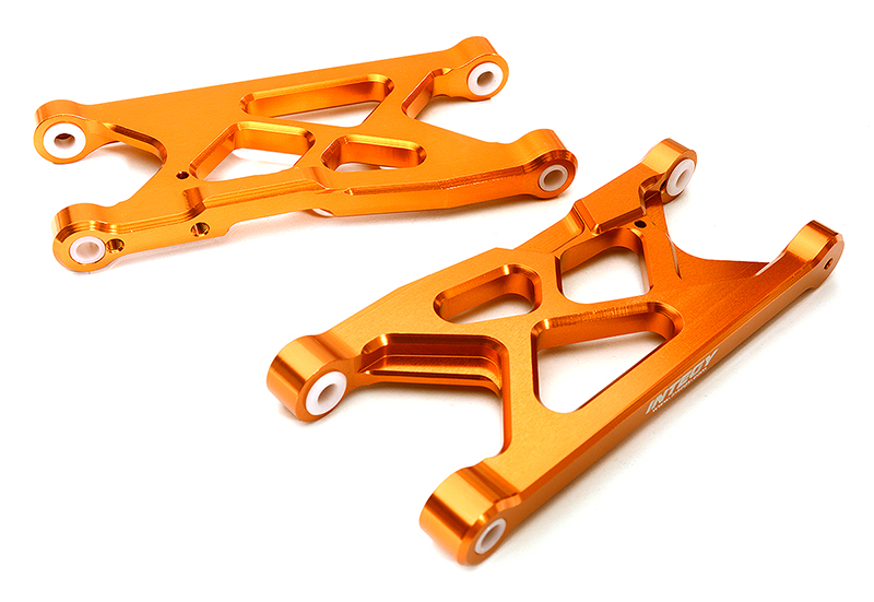 C28863ORANGE Billet Machined Rear Suspension Arms for Arrma 1/10 Granite 4X4 3S BLX AR330516 - Image 1