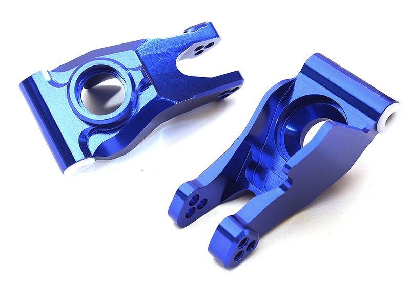 C28865BLUE Billet Machined Rear Hub Carriers for Arrma 1/10 Granite 4X4 3S BLX AR330467 - Image 1