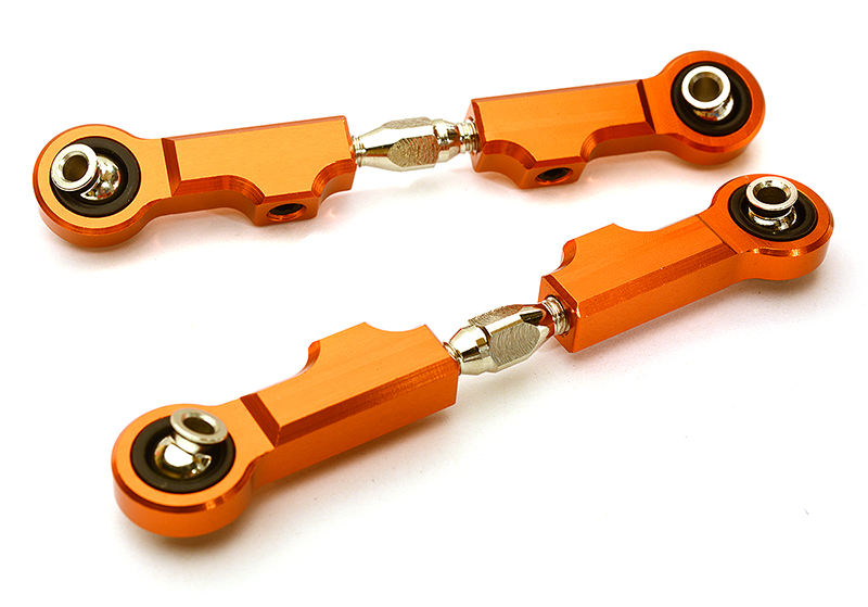 C28869ORANGE Machined Upper Turnbuckle Links for Arrma 1/10 Granite 4X4 3S BLX AR330535 - Image 1