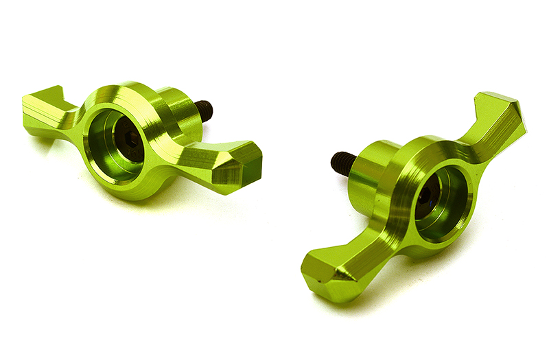 C28871GREEN Alloy Rear Spare Tire Lock Nuts for Traxxas 1/7 Unlimited Desert Racer 3931 - Image 1