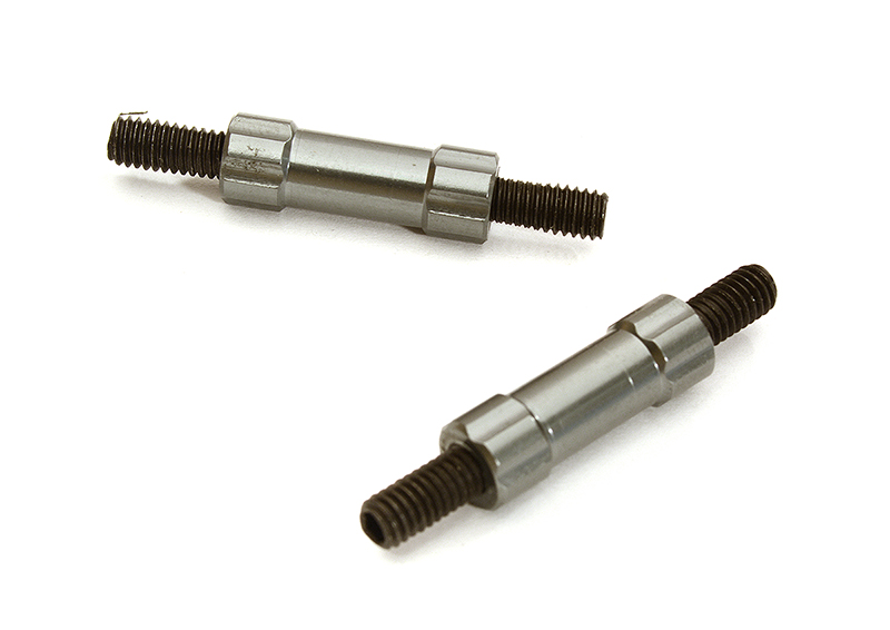 C28872GUN Billet Machined 20mm Aluminum Linkages (2) M4 Threaded for 1/10 Scale Crawler - Image 1
