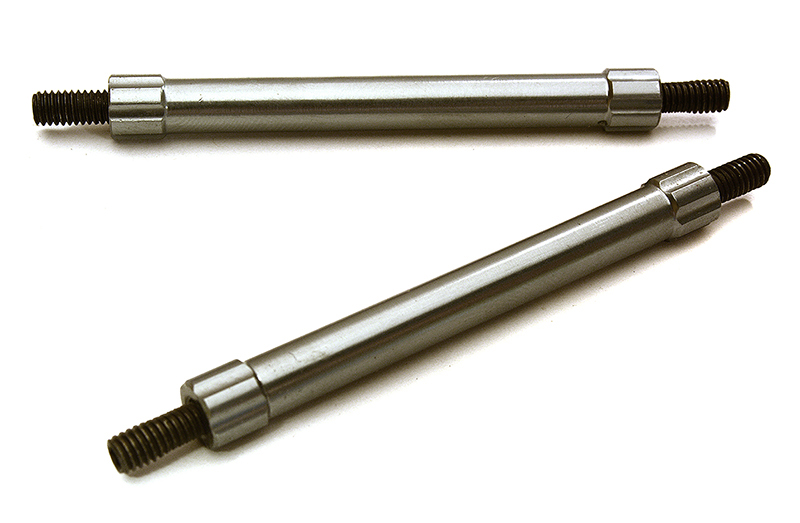 C28879GUN Billet Machined 55mm Aluminum Linkages (2) M4 Threaded for 1/10 Scale Crawler - Image 1