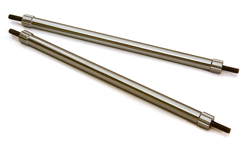 C28898GUN Billet Machined 125mm Aluminum Linkages (2) M3 Threaded for 1/10 Scale Crawler - Image 1