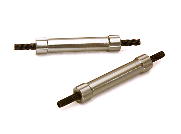 C28900GUN Billet Machined 35mm Aluminum Linkages (2) M3 Threaded for 1/10 Scale Crawler - Image 1
