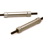 Billet Machined 45mm Aluminum Linkages (2) M3 Threaded for 1/10 Scale Crawler