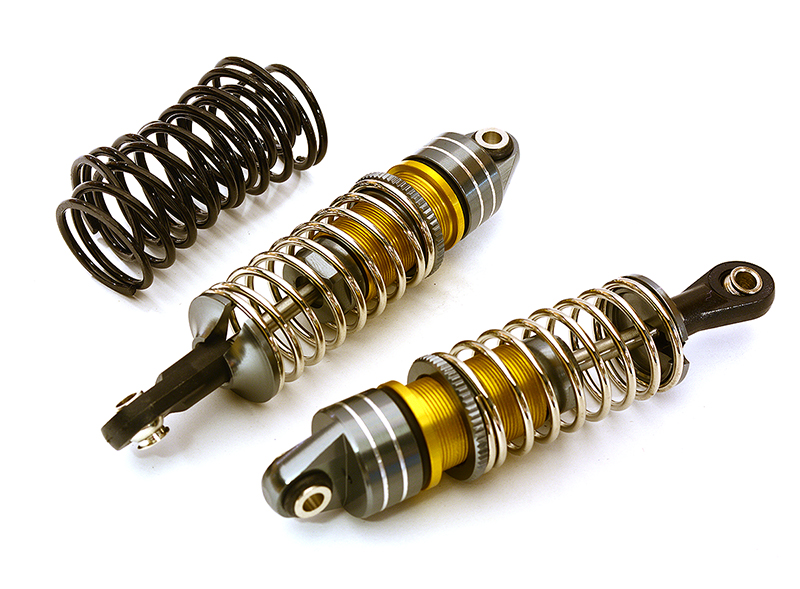 C28929GUN Billet Machined Shock Set (2) for 1/10 Scale Off-Road R/C (L=70mm) - Image 1