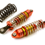 Red Billet Machined Shock Set (2) for 1/10 Scale Off-Road R/C (L=70mm)