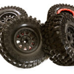 10 Spoke Type 2.2 Size Wheel & Tire Set (4) for 1/10 Off-Road O.D.128mm