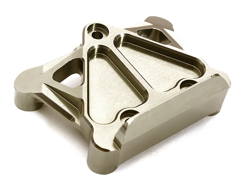 C28965GREY Machined Rear Bulkhead for Arrma 1/10 Granite Voltage 2WD Mega Truck AR320384 - Image 1