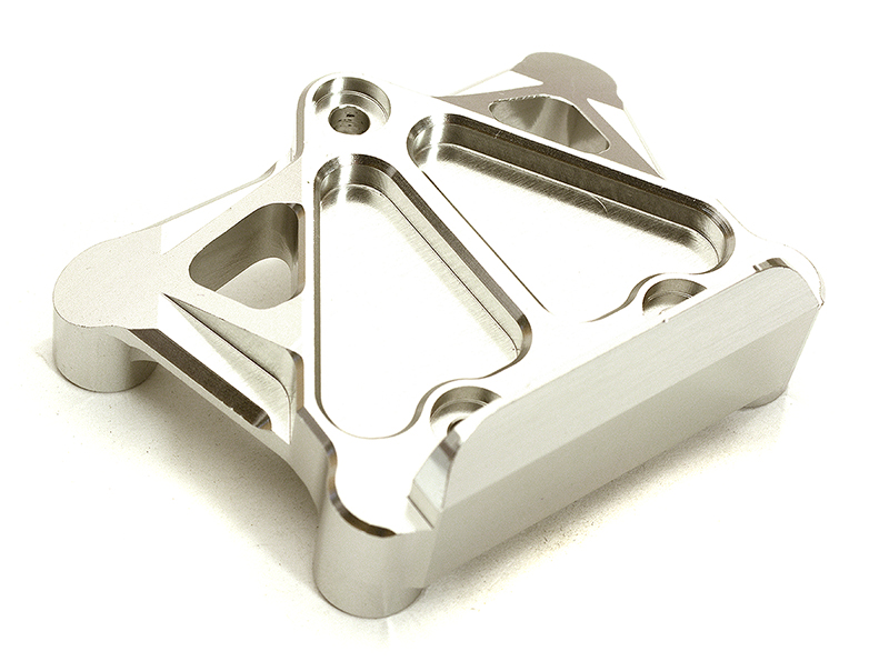 C28965SILVER Machined Rear Bulkhead for Arrma 1/10 Granite Voltage 2WD Mega Truck AR320384 - Image 1