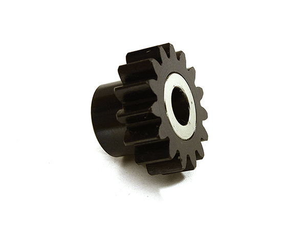 C28968GREY Machined 8mm Bore 1.5 MOD 15T Pinion Gear for Losi 1/5 Desert Buggy XL-E & 2.0 - Image 1