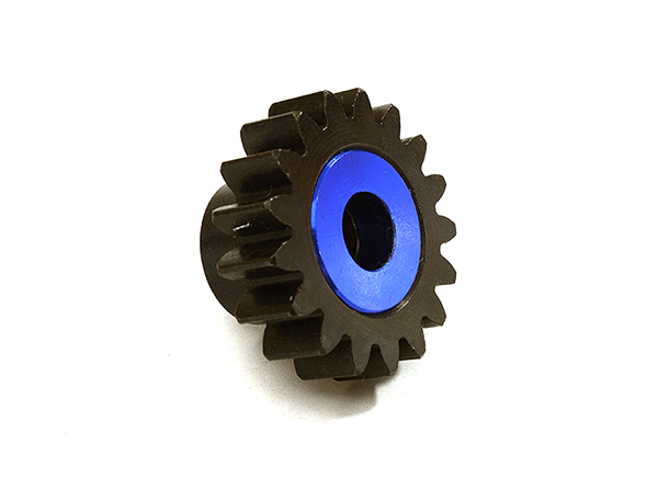 C28969BLUE Machined 8mm Bore 1.5 MOD 17T Pinion Gear for Losi 1/5 Desert Buggy XL-E & 2.0 - Image 1