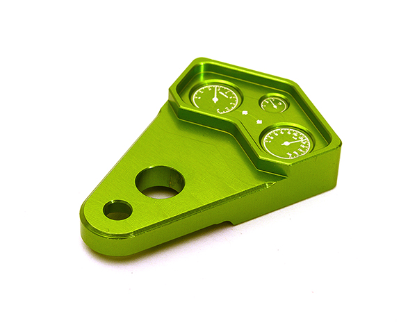 C28973GREEN Billet Machined Gauge Cluster for Tamiya T3-01 Dancing Rider - Image 1