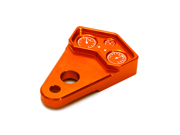 C28973ORANGE Billet Machined Gauge Cluster for Tamiya T3-01 Dancing Rider - Image 1