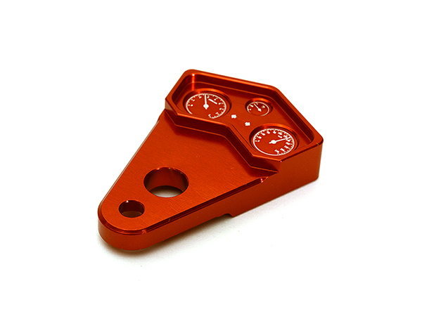 C28973RED Billet Machined Gauge Cluster for Tamiya T3-01 Dancing Rider - Image 1