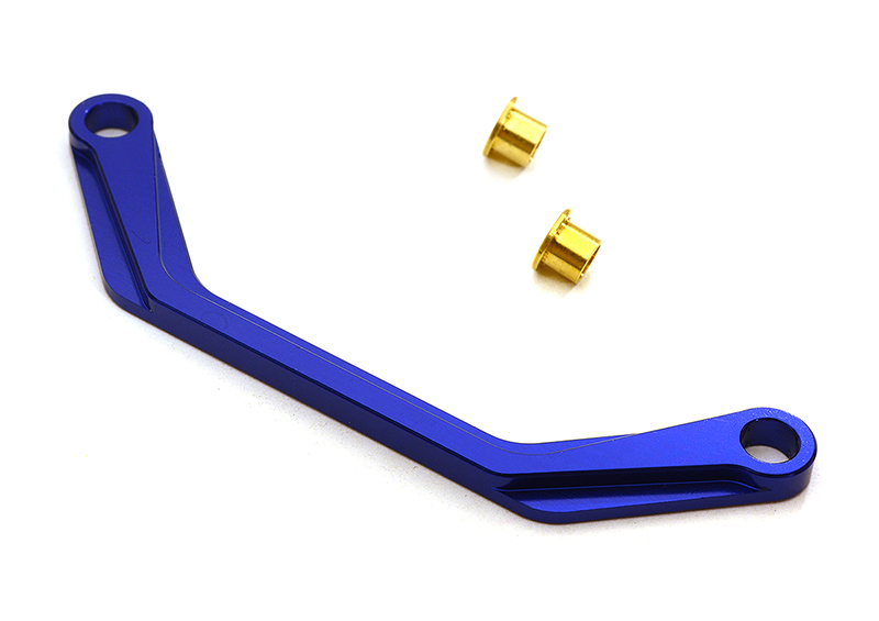 C28974BLUE Billet Machined Steering Link for Tamiya T3-01 Dancing Rider - Image 1