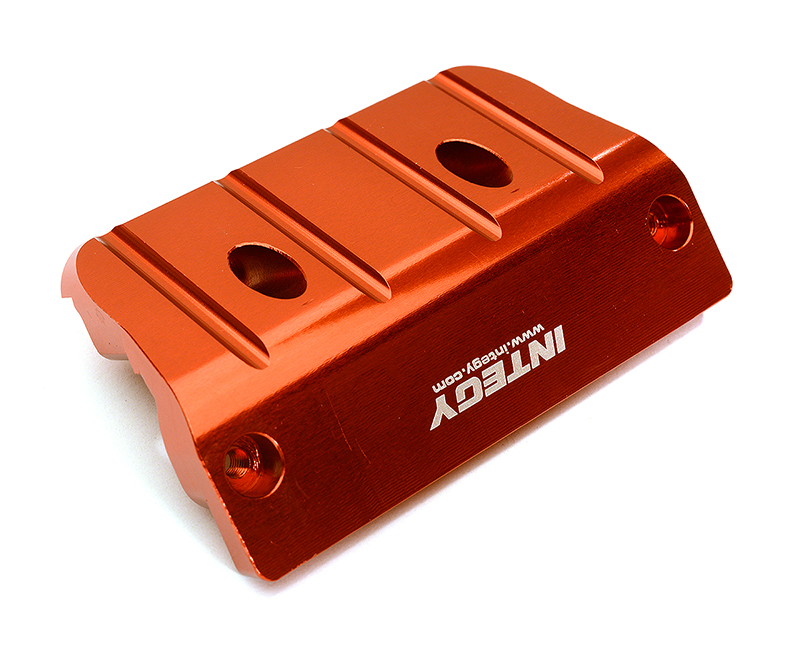 C28978RED Billet Machined Front Skid Plate for Arrma 1/8 Outcast 6S BLX (AR320363) - Image 1