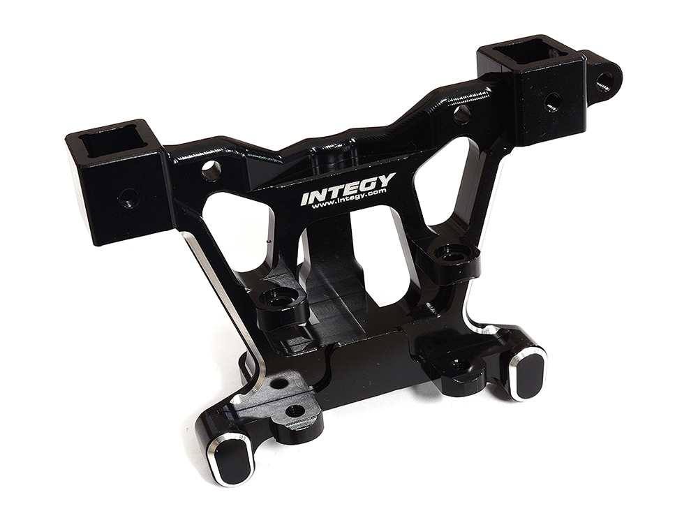 C28981BLACK Billet Machined Rear Body Mount Support for Traxxas 1/10 E-Revo 2.0 - Black 5314 - Image 1