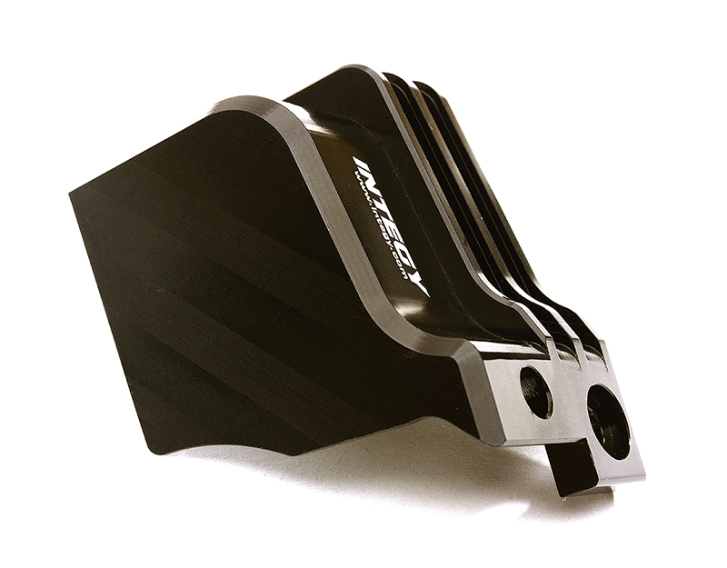 C28983BLACK Billet Machined Black Motor Gear Cover for Losi 1/5 Desert Buggy XL-E & 2.0 - Image 1