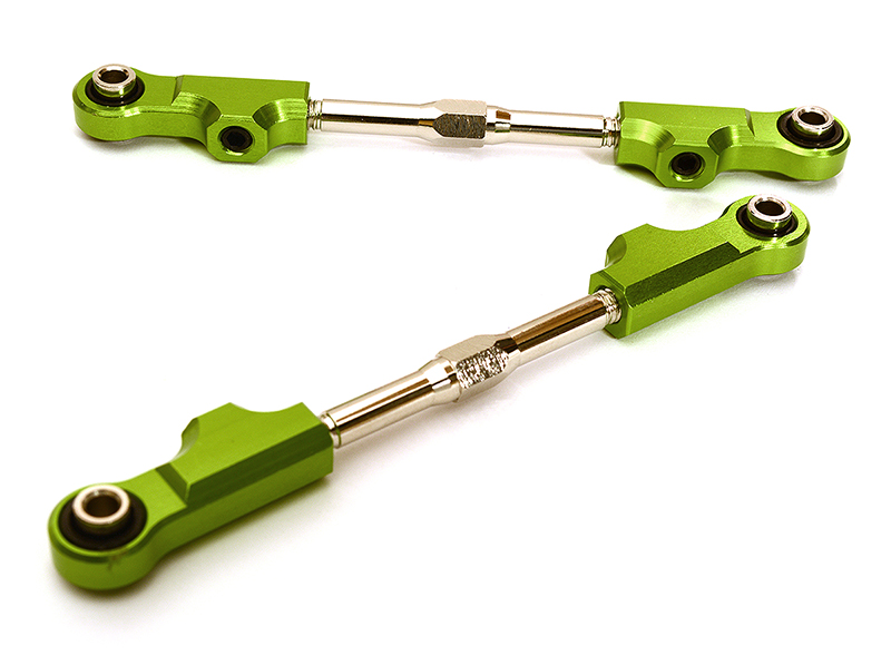 C28988GREEN Machined Rear Upper Links for Arrma 1/10 Granite Voltage 2WD Mega Truck AR330431 - Image 1