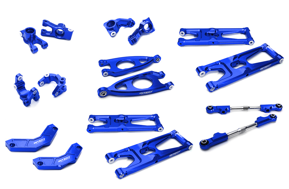 C28999BLUE Billet Machined Suspension Kit for Arrma 1/10 Granite Voltage 2WD Mega Truck - Image 1