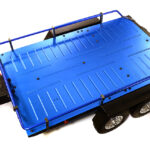 Machined Alloy Flatbed Dual Axle Car Trailer Kit for 1/10 Scale RC 515x316x120mm