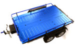 Machined Alloy Flatbed Dual Axle Car Trailer Kit for 1/10 Scale RC 515x316x120mm