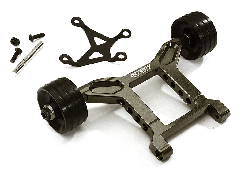 C29008GREY Machined Aluminum Wheelie Bar for Arrma 1/10 Scale Granite 4X4 3S BLX AR320403 - Image 1