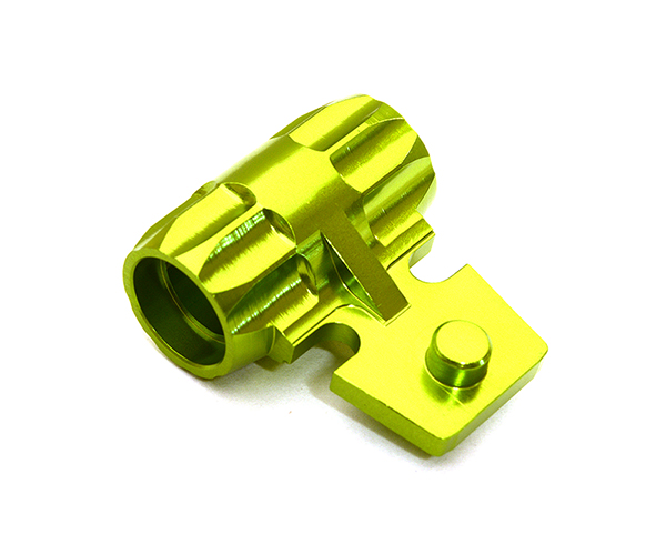 C29010GREEN Billet Machined Rear Gearbox Mount for Tamiya T3-01 Dancing Rider - Image 1