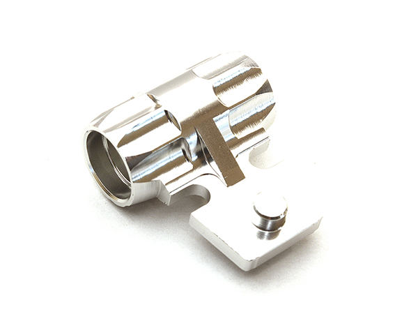 C29010SILVER Billet Machined Rear Gearbox Mount for Tamiya T3-01 Dancing Rider - Image 1