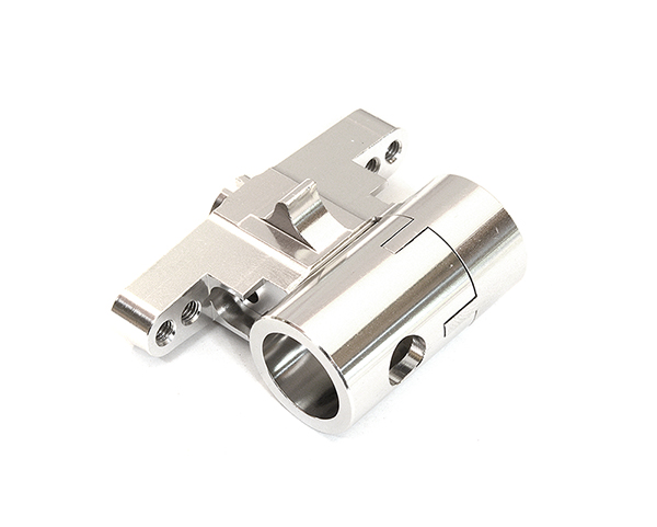 C29012SILVER Billet Machined Gearbox Mount for Tamiya T3-01 Dancing Rider - Image 1