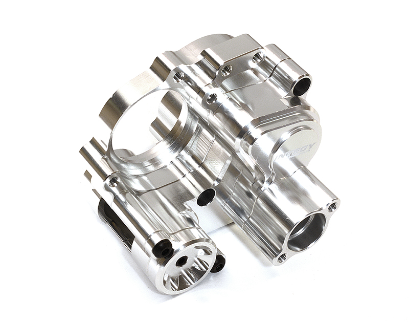 C29015SILVER Billet Machined Gearbox for Tamiya T3-01 Dancing Rider - Silver - Image 1