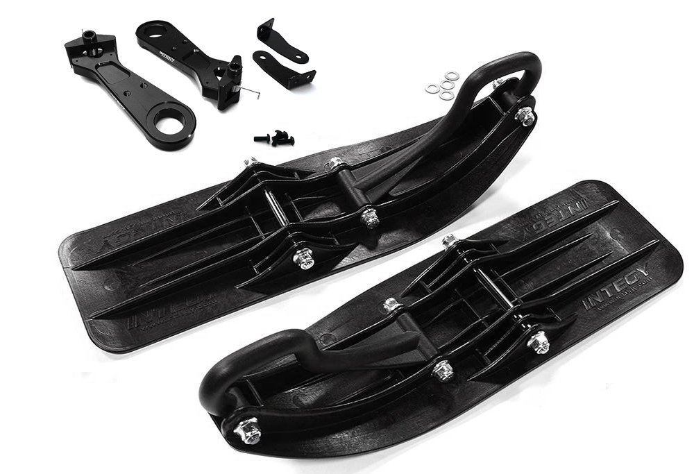 C29016BLACK Front Sled Ski Attachment Set for Losi 1/5 Desert Buggy XL-E & 2.0 (for RWD) - Image 1