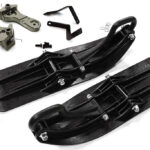 Front Sled Ski Attachment Set for Arrma 1/10 Granite 4X4 3S BLX (RWD Operation)