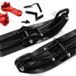 Front Sled Ski Attachment Set for Arrma 1/10 Granite 4X4 3S BLX (RWD Operation)