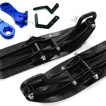 Front Sled Ski Attachment Set for Arrma 1/8 Kraton 6S BLX (for RWD Operation)
