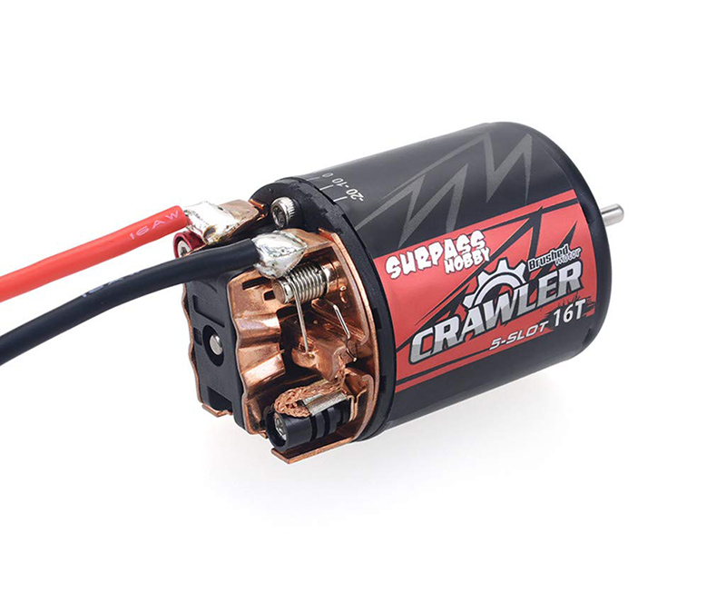 C29031 Crawler 5-Slot Stator 16 Turn 540 Size Brush Motor by Surpass Hobby - Image 1