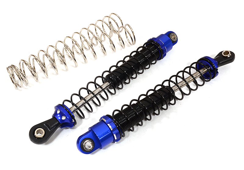 C29044BLUE Blue Billet Machined Shock Set (2) for 1/10 Scale Off-Road R/C (L=110mm) - Image 1
