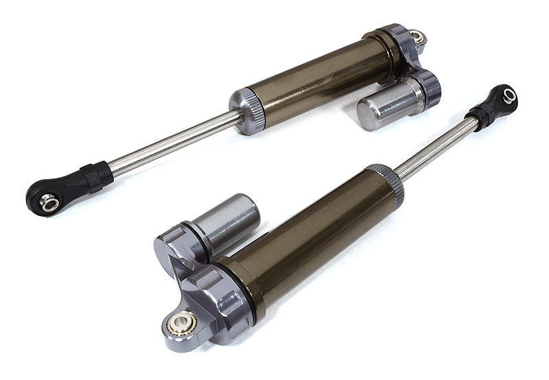 C29046GUN Piggyback Front Shock (2) for Traxxas 1/7 Unlimited Desert Racer (L=140mm) 8451 - Image 1