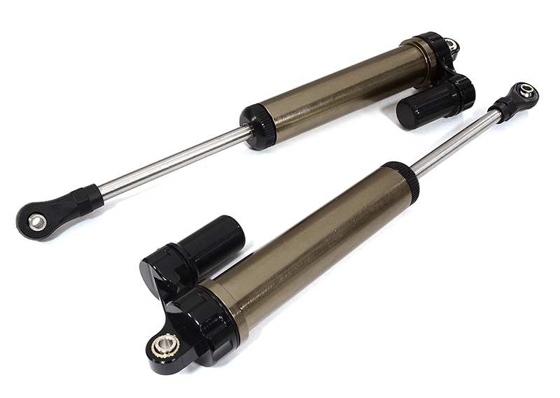 C29047BLACK Piggyback Rear Shock (2) for Traxxas 1/7 Unlimited Desert Racer (L=160mm) 8461 - Image 1