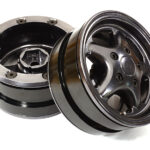 1.9 Size Machined Alloy 5 Spoke Wheel (2) for 1/10 Scale Crawler