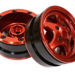 1.9 Size Machined Alloy 5 Spoke Wheel (2) for 1/10 Scale Crawler