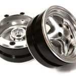 1.9 Size Machined Alloy 5 Spoke Wheel (2) for 1/10 Scale Crawler