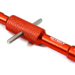 Dual Size Hex Socket Wrench 5.5mm + 7mm - Red