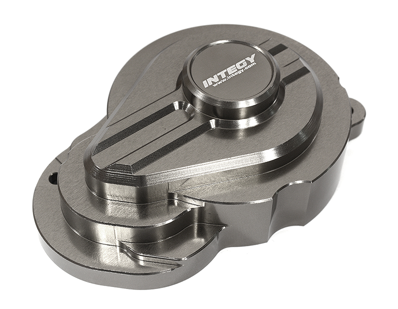C29084GREY Billet Machined Gear Cover for Element RC 1/10 Scale Enduro Sendero, Trailwalker - Image 1